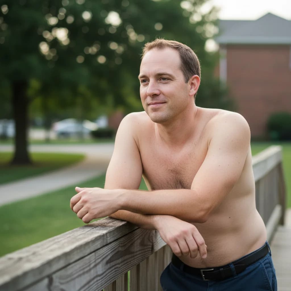 Original photo for the AI Muscle Generator template