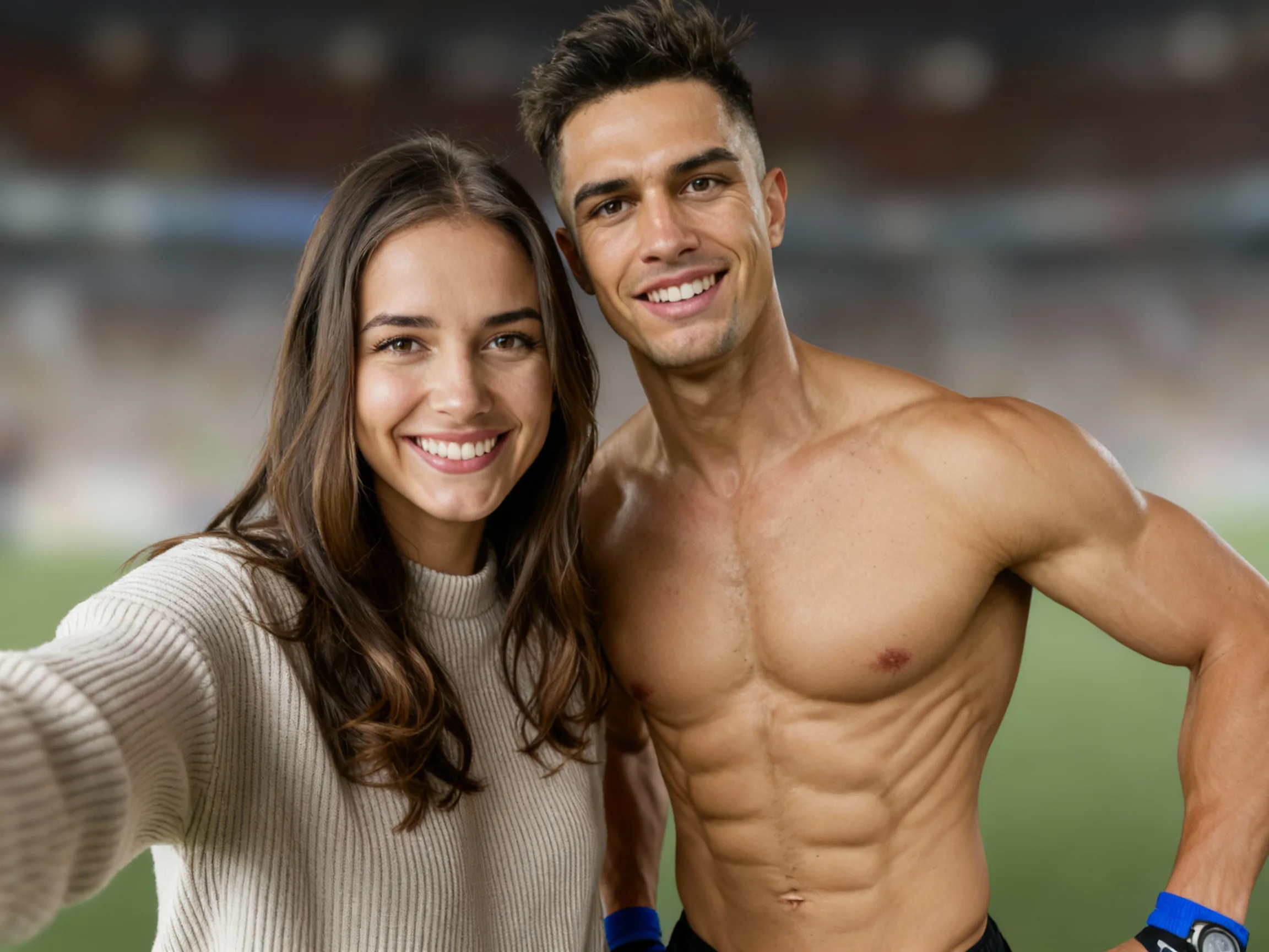 Résultat Photo IA avec célébrité généré avec Nano Banana Pro