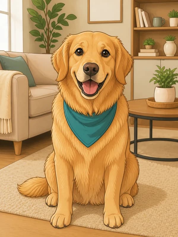 반려동물 사진을 2D 카툰으로