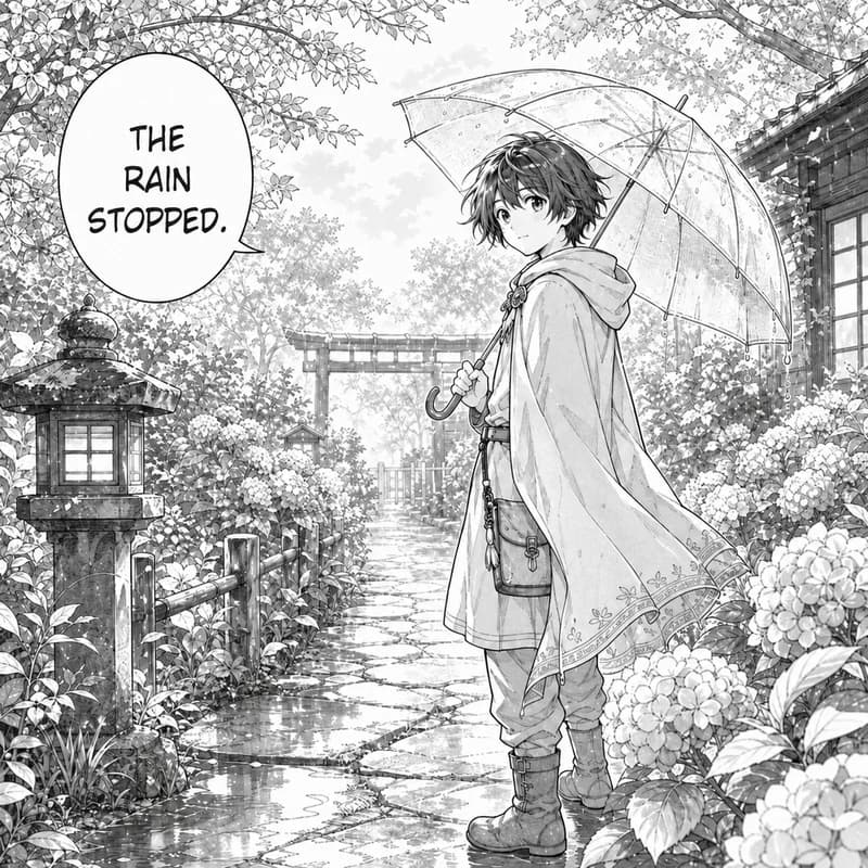 Manga-Lineart mit sanftem Aquarell kolorieren: Lineart